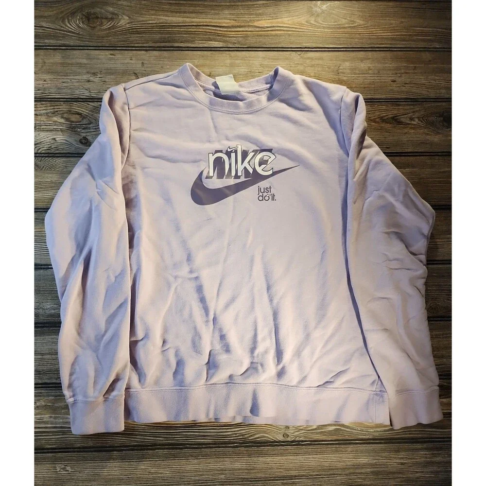 Nike Adult Large Purple Crewneck Sweatshirt (See Description)